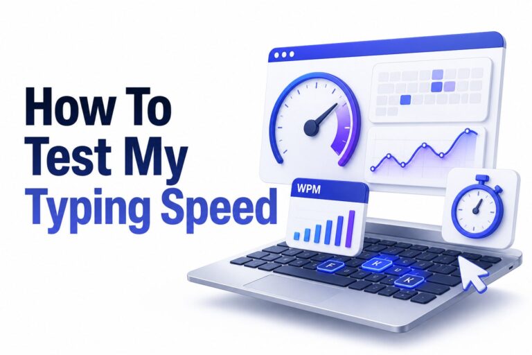 How to Test My Typing Speed: Free Typing Speed Test